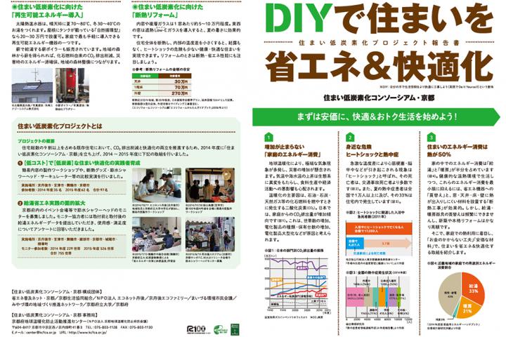 住まい低炭素化プロジェクト報告書の実績画像を拡大